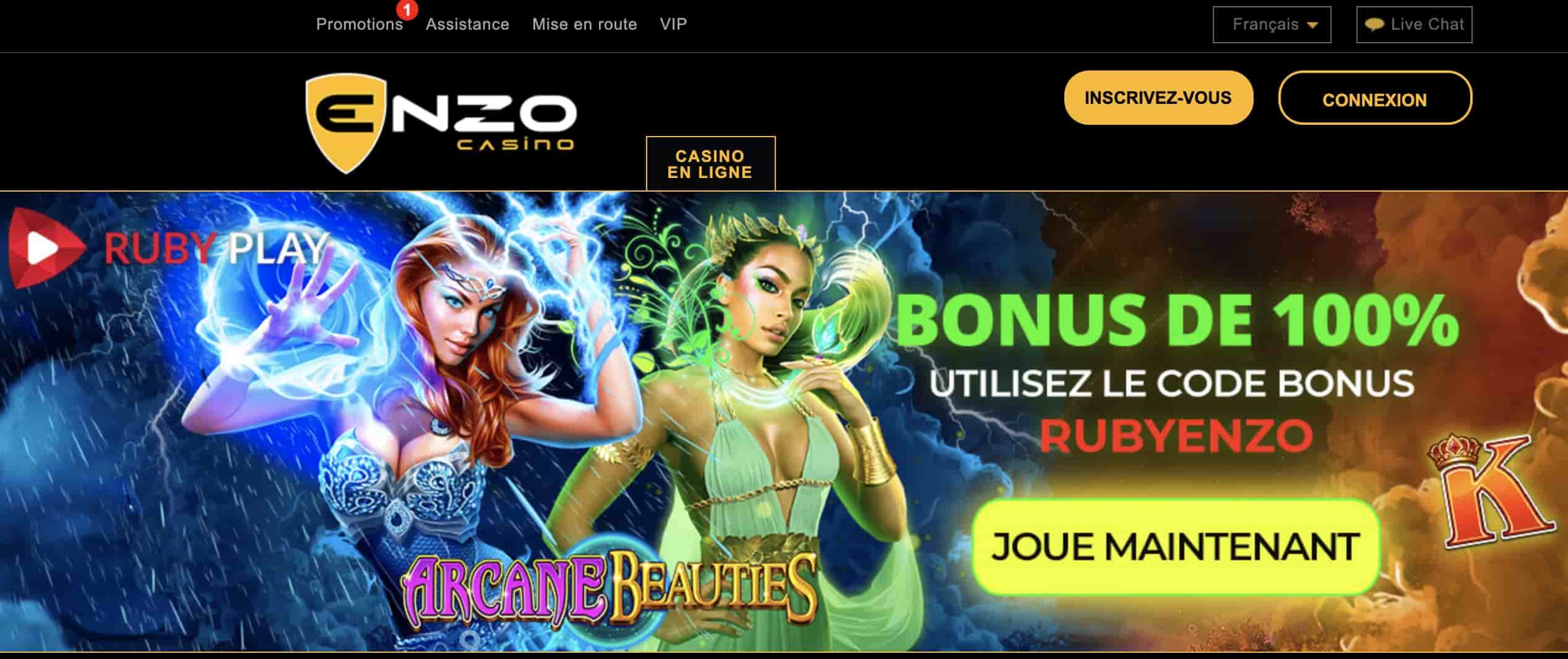 enzo casino homepage